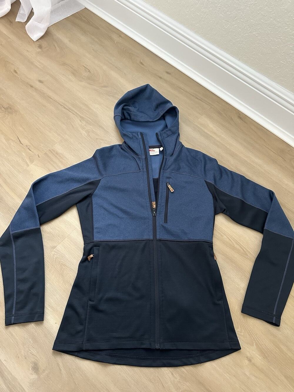 Fjallraven Abisko Trail Fleece Women's Casual Jacket, Dark Navy/Indigo Blue, S